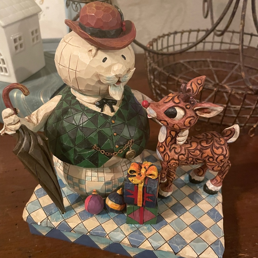 Enesco Jim Shore “Rudolph & Sam the Snowman” 4008339